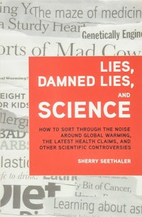 the cover of lies damned lies and science